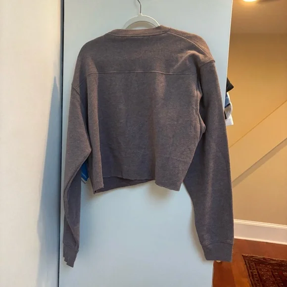 Columbia Red Cropped Boxy Hoodie - Picture 5 of 5